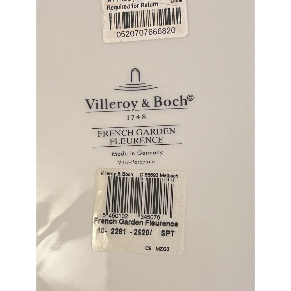 Villeroy & Boch French Garden Dinner Plate Yellow Center Fruit 10.5" NEW - Picture 4 of 4
